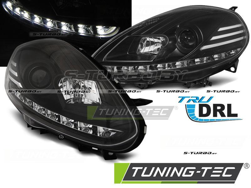 Передние фары BLACK DRL LED