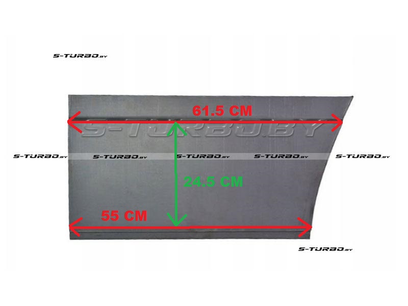 Дверь передняя (правая) наружная часть, заводской штамп
