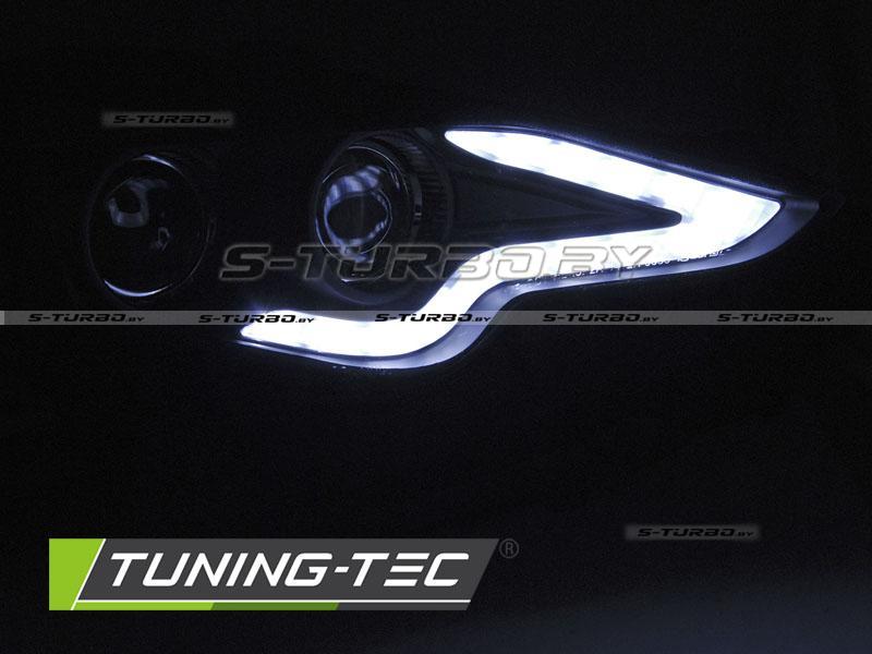 Передние фары LED PROJECTOR TUBE BLACK