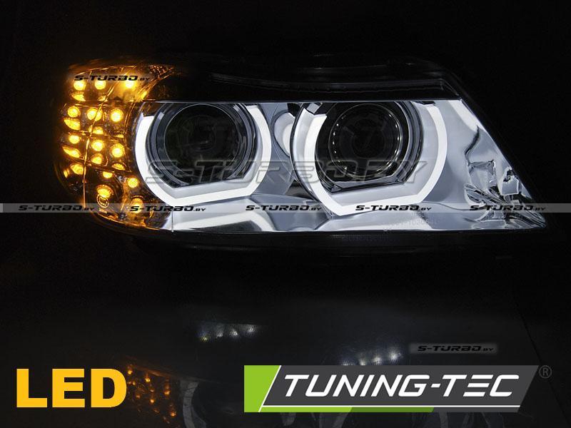 Передние фары HID DRL BLACK LED INDICATOR
