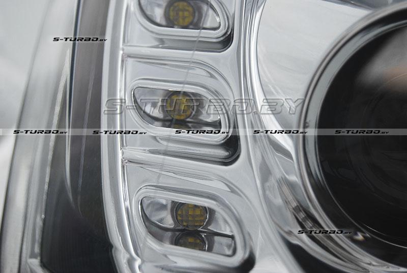 Передние фары TUBE LIGHT TRU DRL CHROME