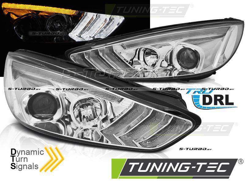 Передние фары CHROME DRL LED SEQ INDICAOR