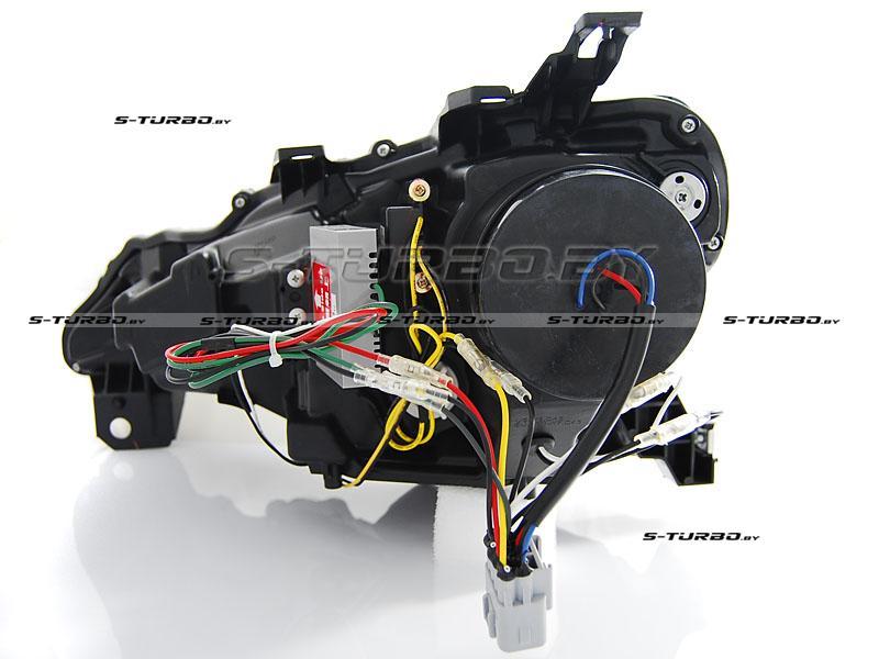 Передние фары BLACK TRU DRL