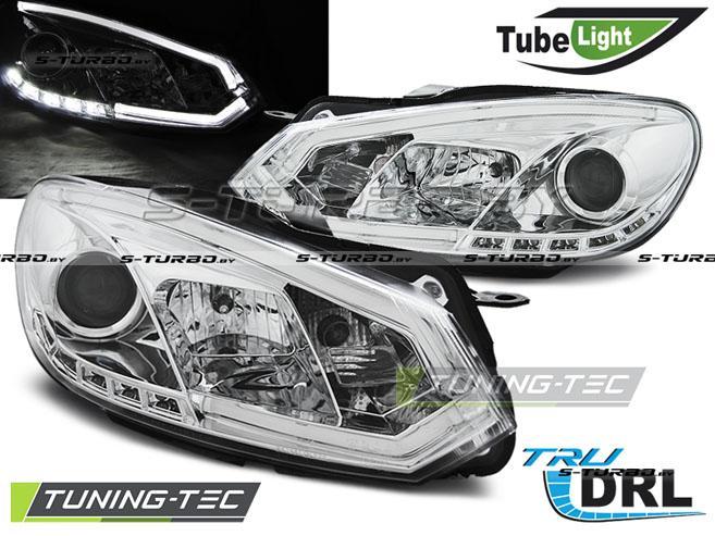 Передние фары CHROME TUBE LIGHTS TRU DRL