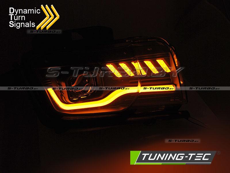 Передние фары TUBE LIGHT SEQ BLACK