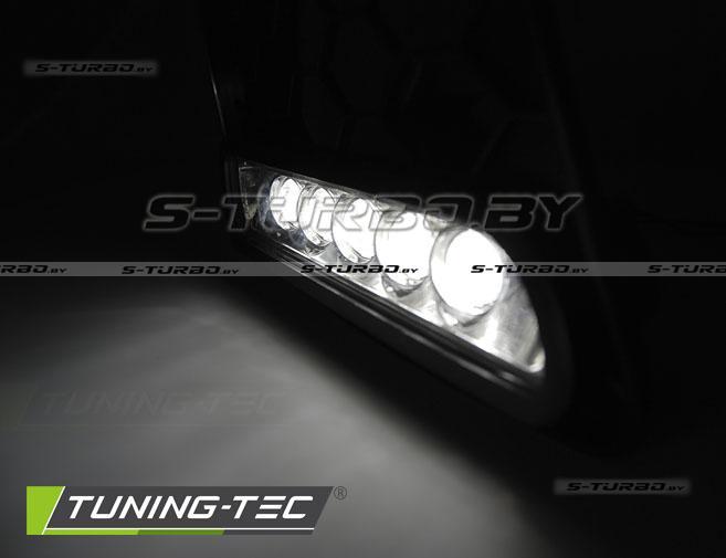 Рамки противотуманок СО ВСТРОЕННЫМИ ХОДОВЫМИ ОГНЯМИ (GTI)