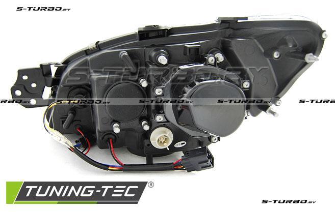 Передние фары TUBE LIGHT BLACK HID