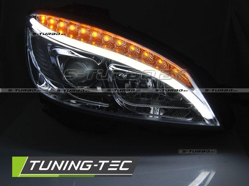 Передние фары CHROME TUBE LIGHT H7 SEQ INDICATOR