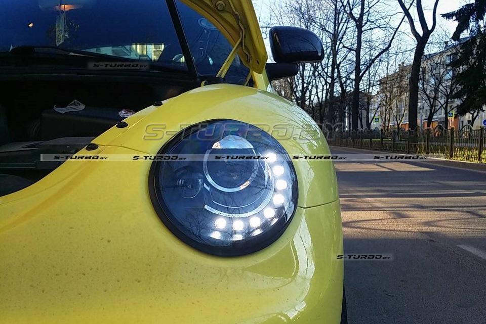 Передние фары LED BLACK