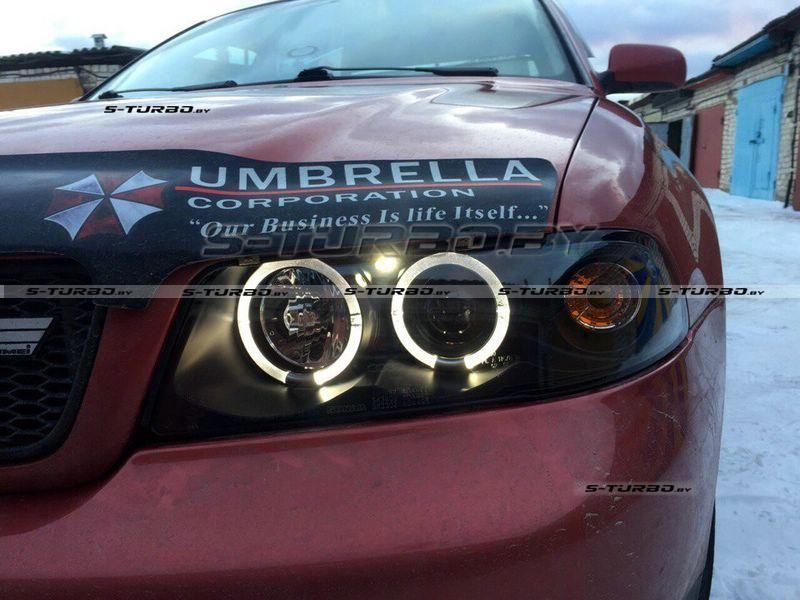 Передние фары ANGEL EYES BLACK