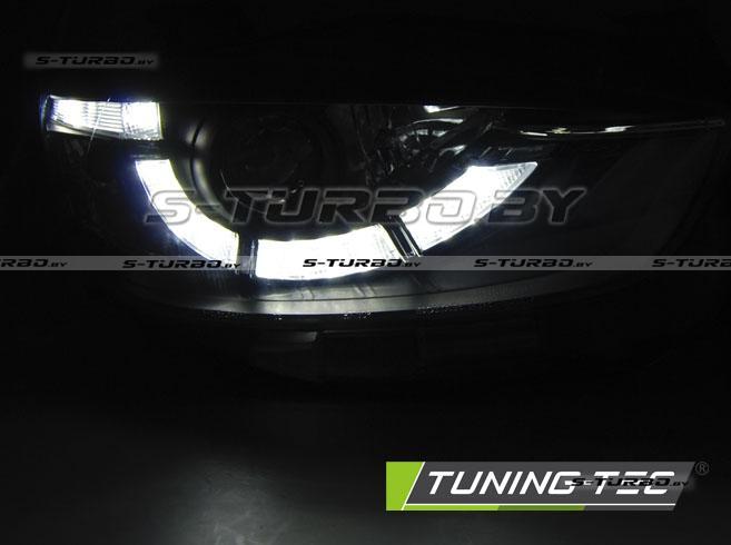 Передние фары BLACK TRUE DRL XENON