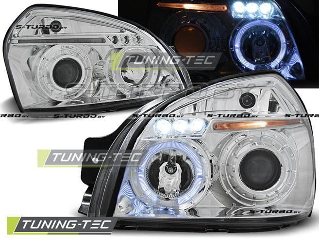 Передние фары ANGEL EYES CHROME