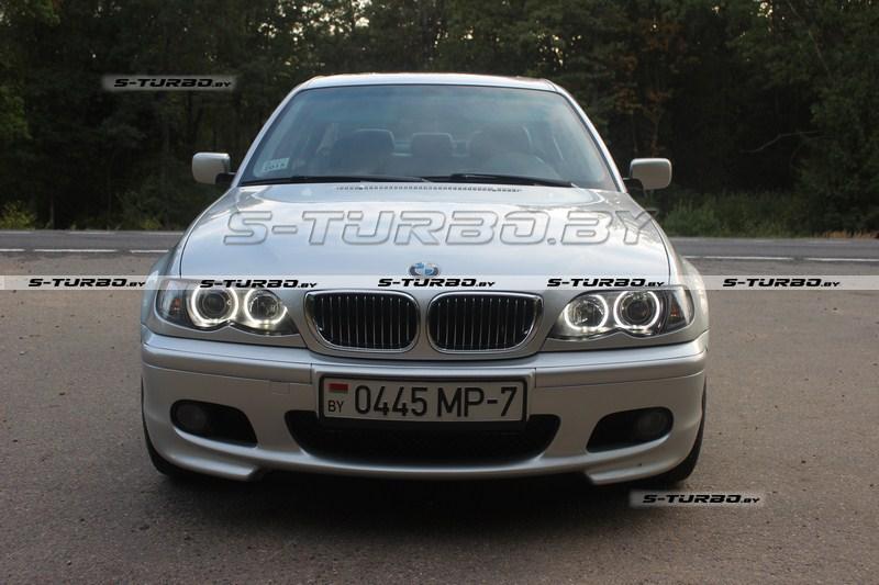 Передние фары ANGEL EYES LED BLACK