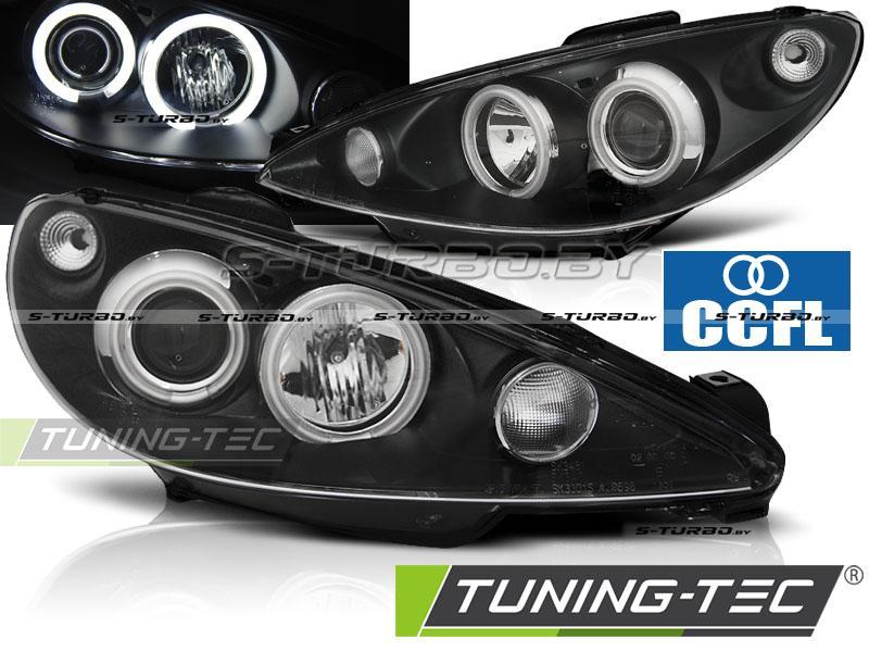 Передние фары ANGEL EYES BLACK CCFL