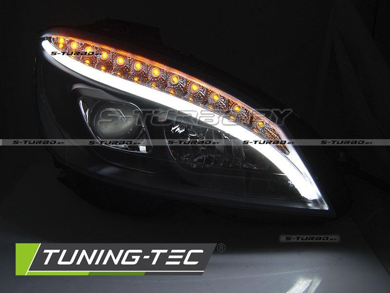 Передние фары BLACK TUBE LIGHT H7