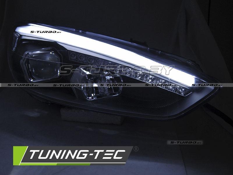 Передние фары BLACK DRL LED