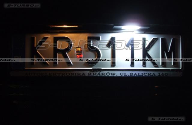 Диодная подсветка номера WHITE LED