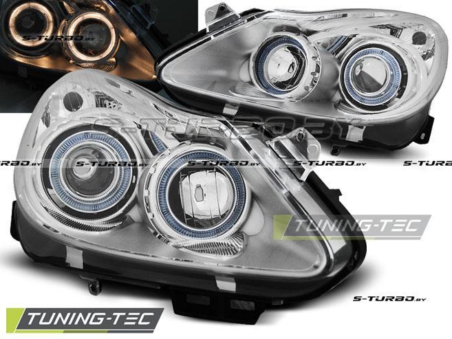 Передние фары ANGEL EYES CHROME