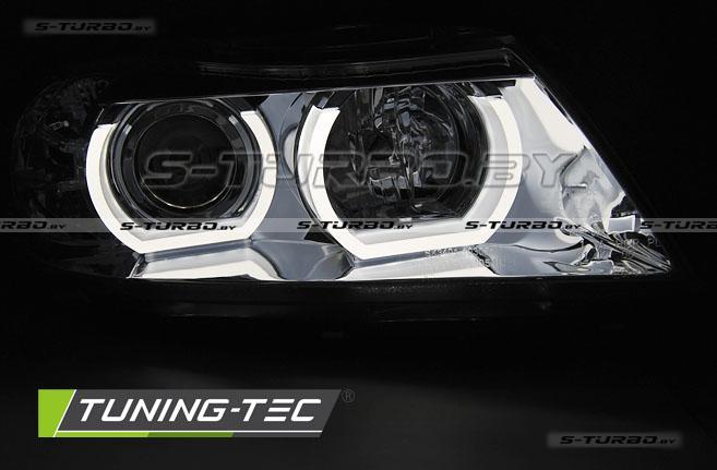 Передние фары 3D U-TYPE CHROME