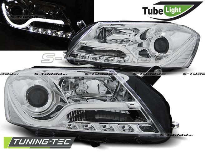 Передние фары LED TUBE LIGHTS CHROME