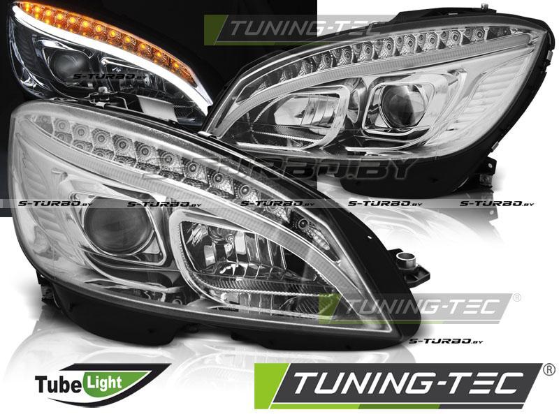 Передние фары CHROME TUBE LIGHT H7