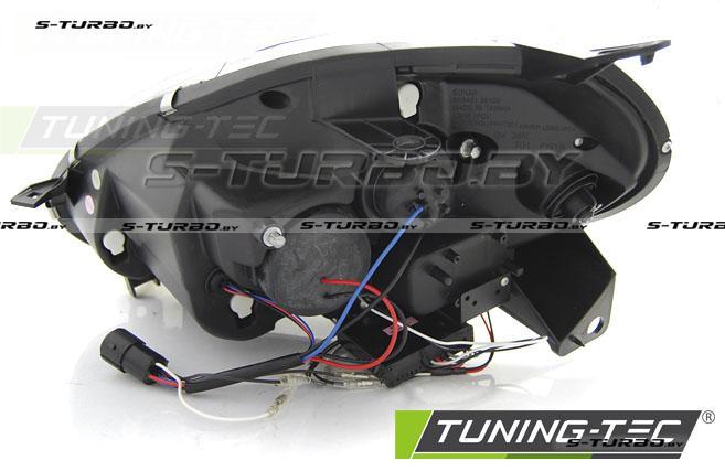 Передние фары BLACK DRL LED