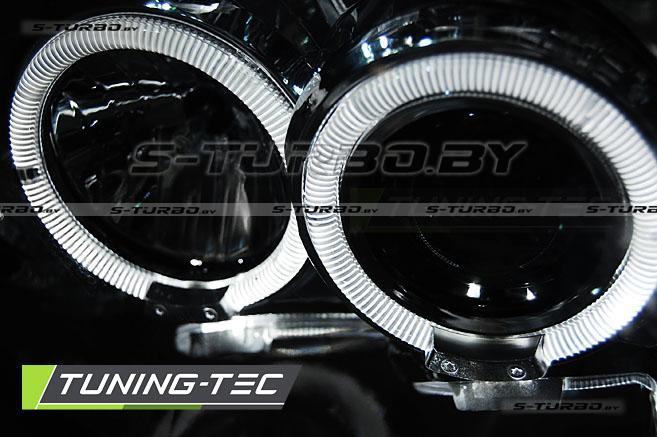Передние фары ANGEL EYES BLACK, USA-TYPE (2001-2004)
