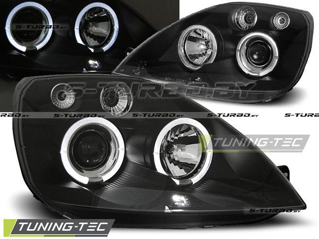 Передние фары ANGEL EYES BLACK