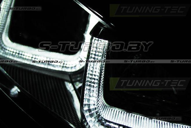 Передние фары U-TYPE BLACK WITH BLACK LINE