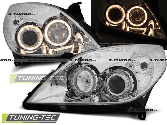 Передние фары ANGEL EYES CHROME