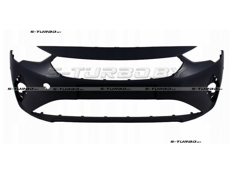 Бампер передний (черный) без отв. под парктроники