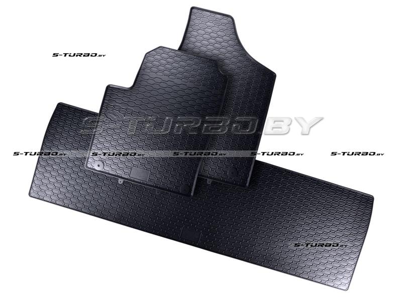 Коврики модельные резиновые в салон (низкий борт), 5 мест