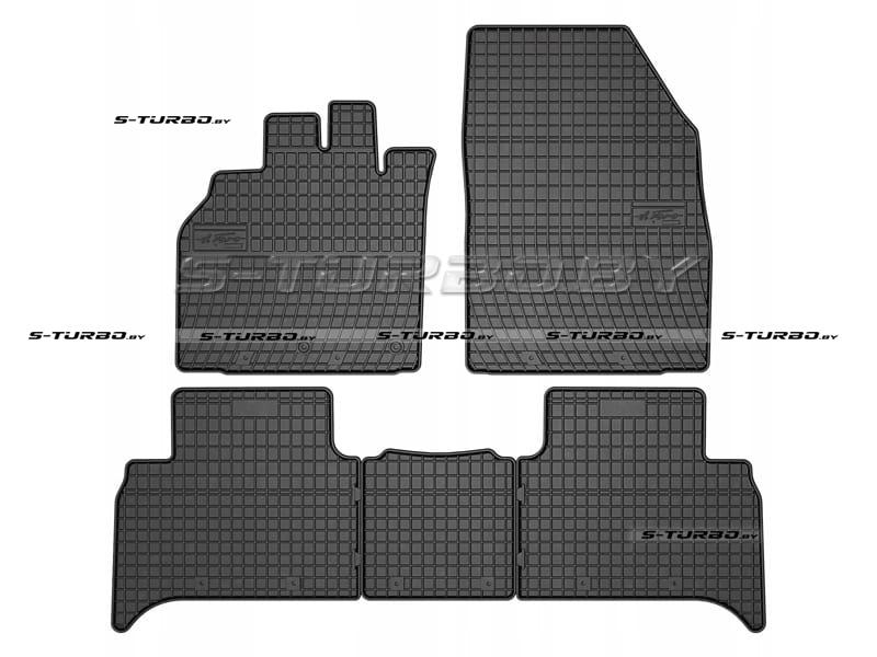 Коврики модельные резиновые в салон (низкий борт)