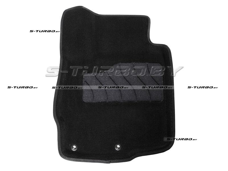 Коврики 3D модельные ворсовые в салон, черные