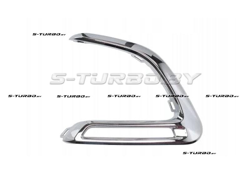 Накладка решетки бампера (правая) хром