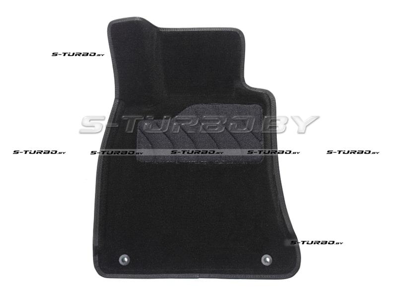 Коврики 3D модельные ворсовые в салон, черные