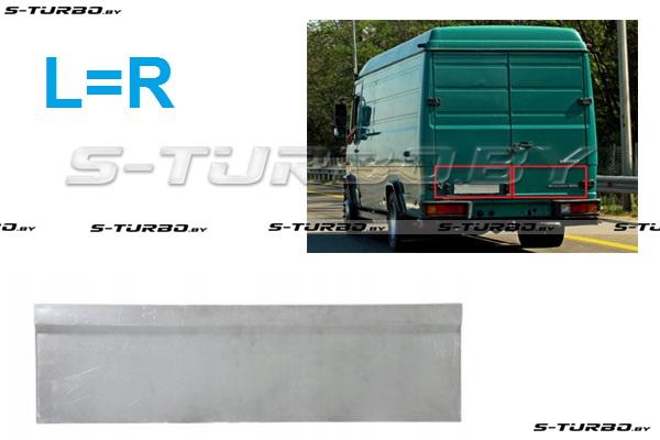 Дверь задняя (левая=правая) распашная, нижняя наружная часть, заводской штамп