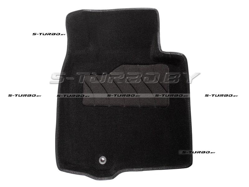 Коврики 3D модельные ворсовые в салон, черные