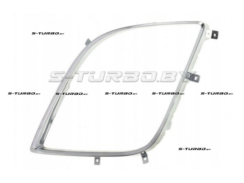 Рамка противотуманной фары (левая) хром