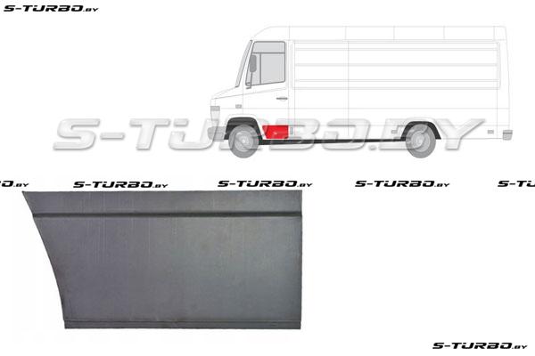 Дверь передняя (левая) наружная часть, заводской штамп
