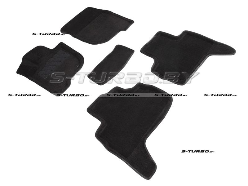 Коврики 3D модельные ворсовые в салон, черные (кроме арабской сборки)