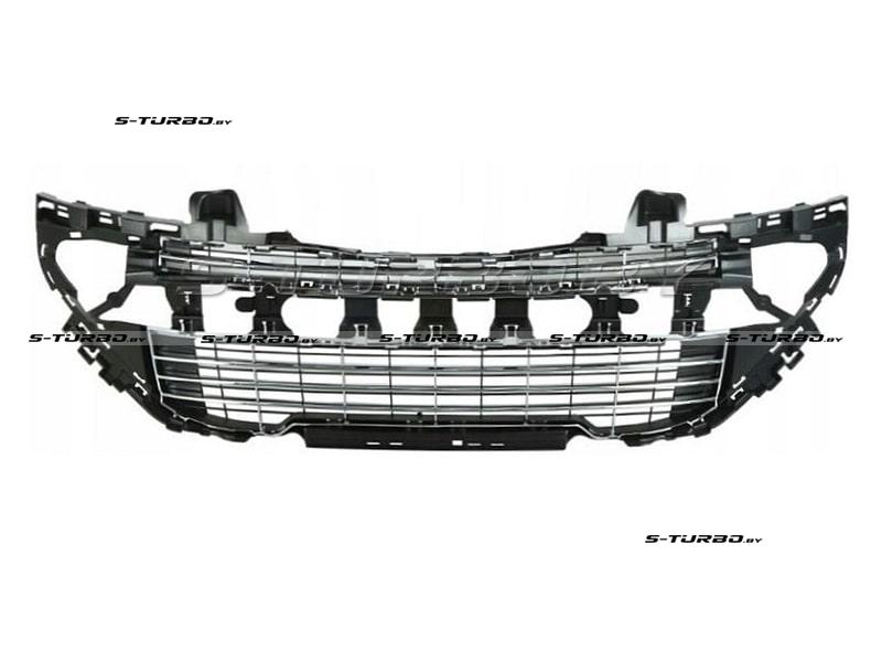 Решетка в бампер, с хромом, для версии sport
