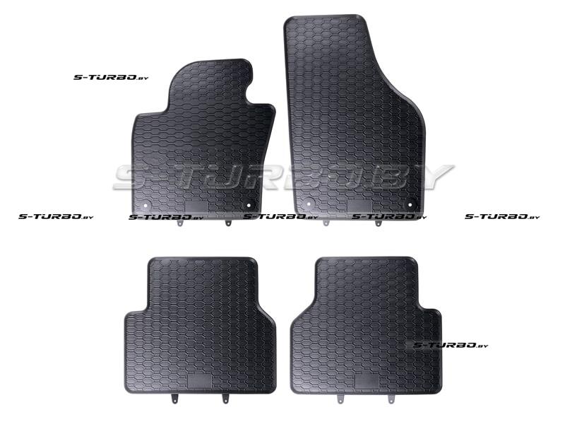 Коврики модельные резиновые в салон (низкий борт)