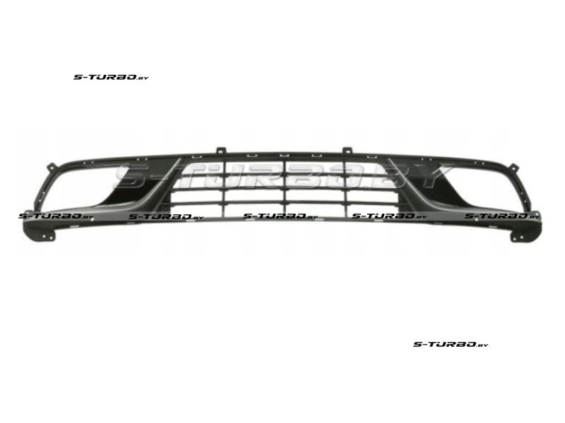 Решетка в бампер, с серыми молдингами, 2016-2020