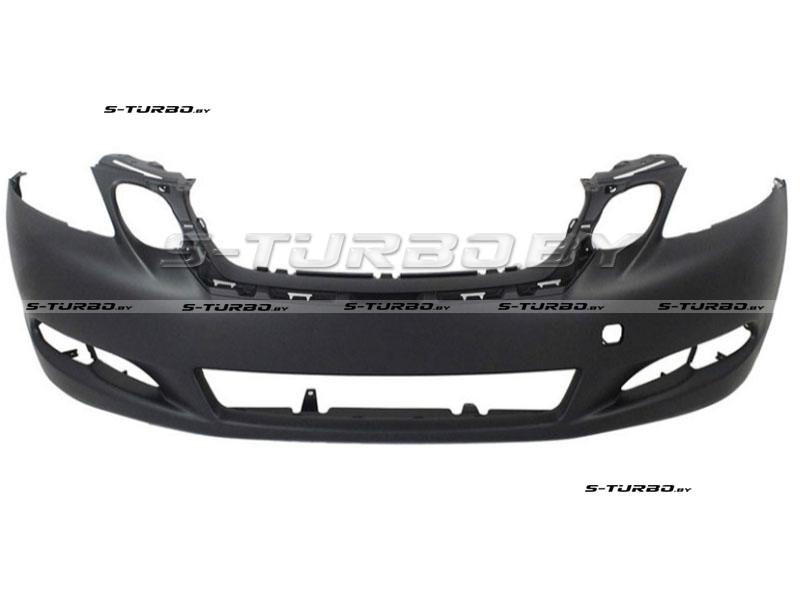 Бампер передний (грунтованный) без отв. под омыватели, без отв. под парктроники