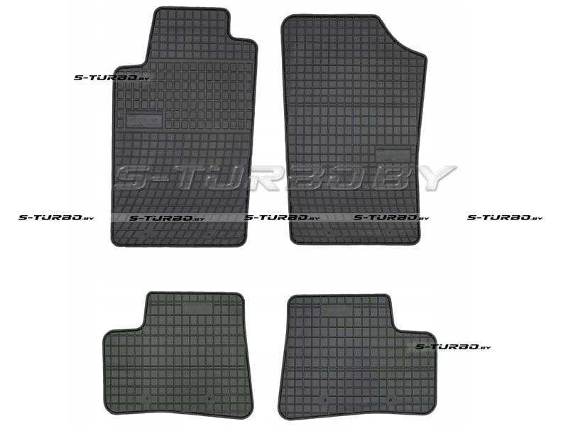 Коврики модельные резиновые в салон (низкий борт)