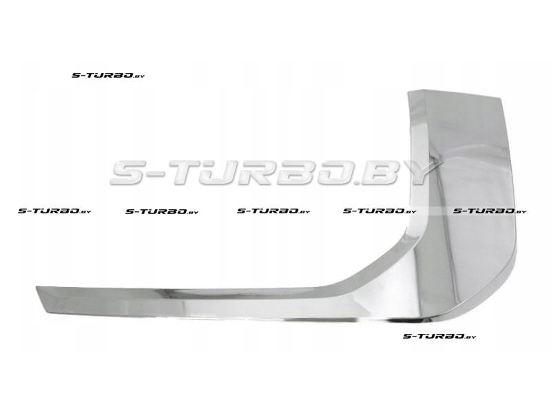 Накладка переднего бампера (правая) хром, нижняя