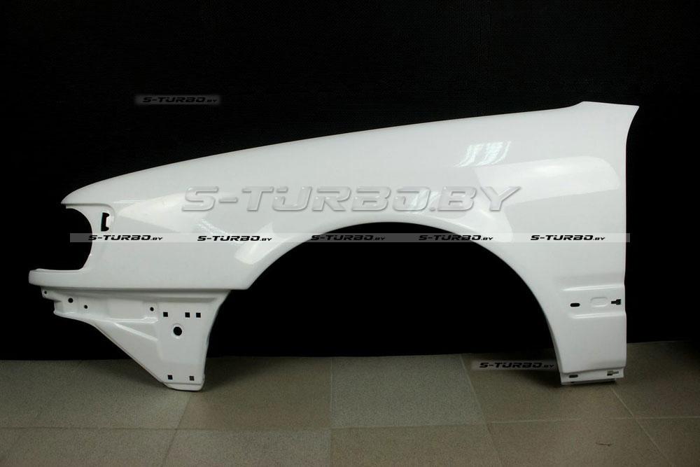 Крыло переднее (левое) без либо с отв. под повторитель, стеклопластик