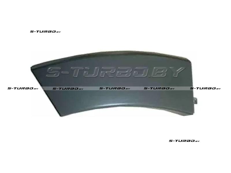 Накладка переднего бампера (левая) боковая, грунтованная