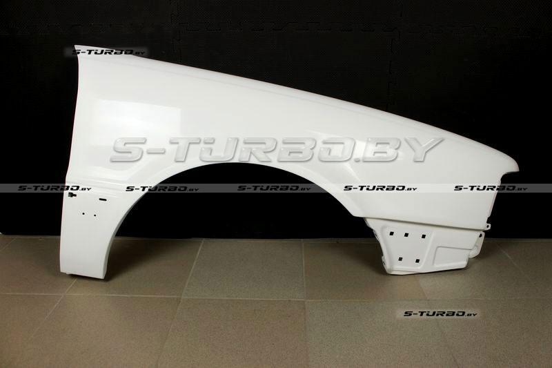 Крыло переднее (правое) без либо с отв. под повторитель, стеклопластик